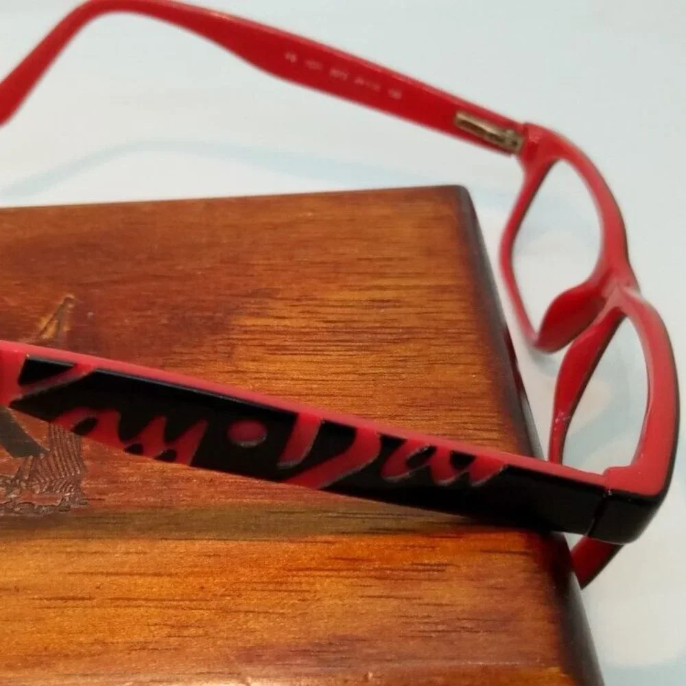 Pre-Owned Ray-Ban Jr. Red & Black RB 1535 Glasses